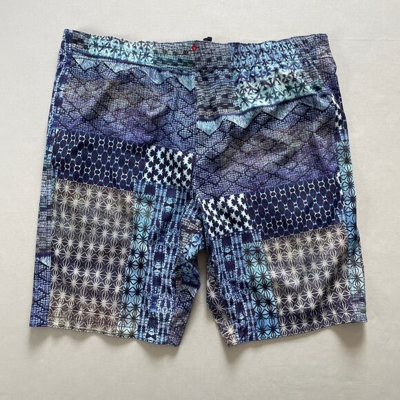 Manduka Shorts Mens XL Blue Performance Lightweight Yoga Workout Activewear - Picture 2 of 5